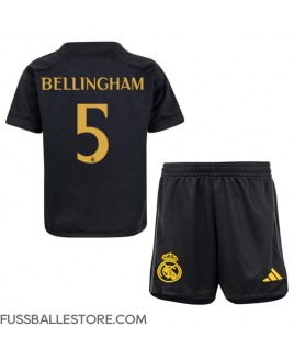Günstige Real Madrid Jude Bellingham #5 3rd trikot Kinder 2023-24 Kurzarm (+ Kurze Hosen)